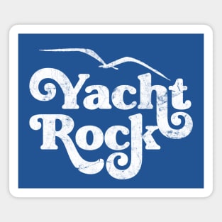 Yacht Rock  / /  Retro Faded-Aesthetic Fan Design Magnet